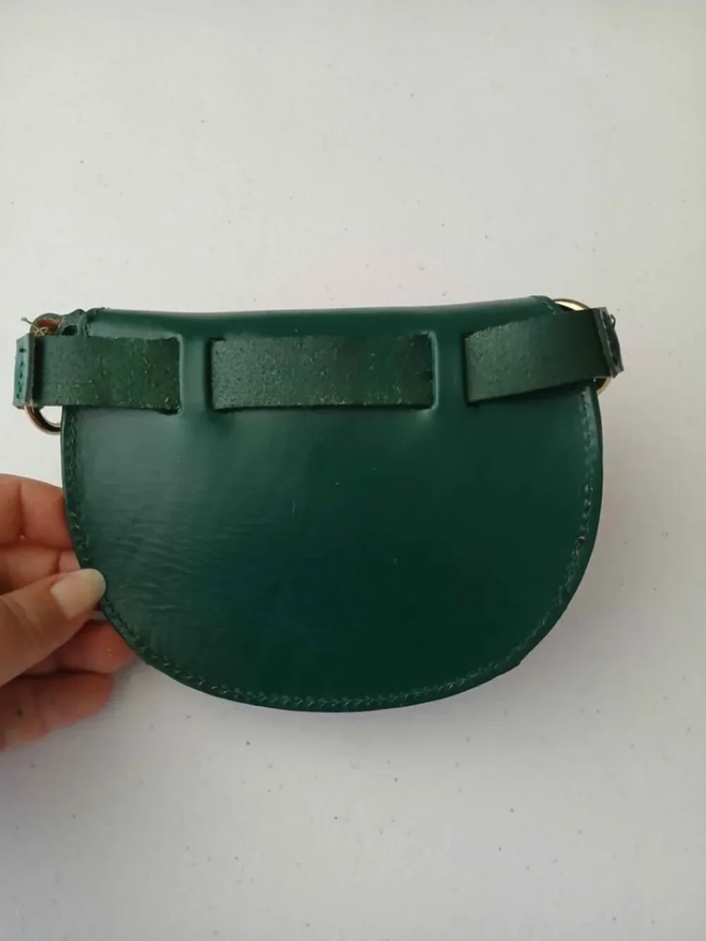 Michael Kors Green Leather Belt Bag
